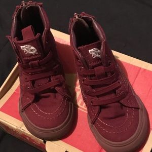 Burgundy Vans